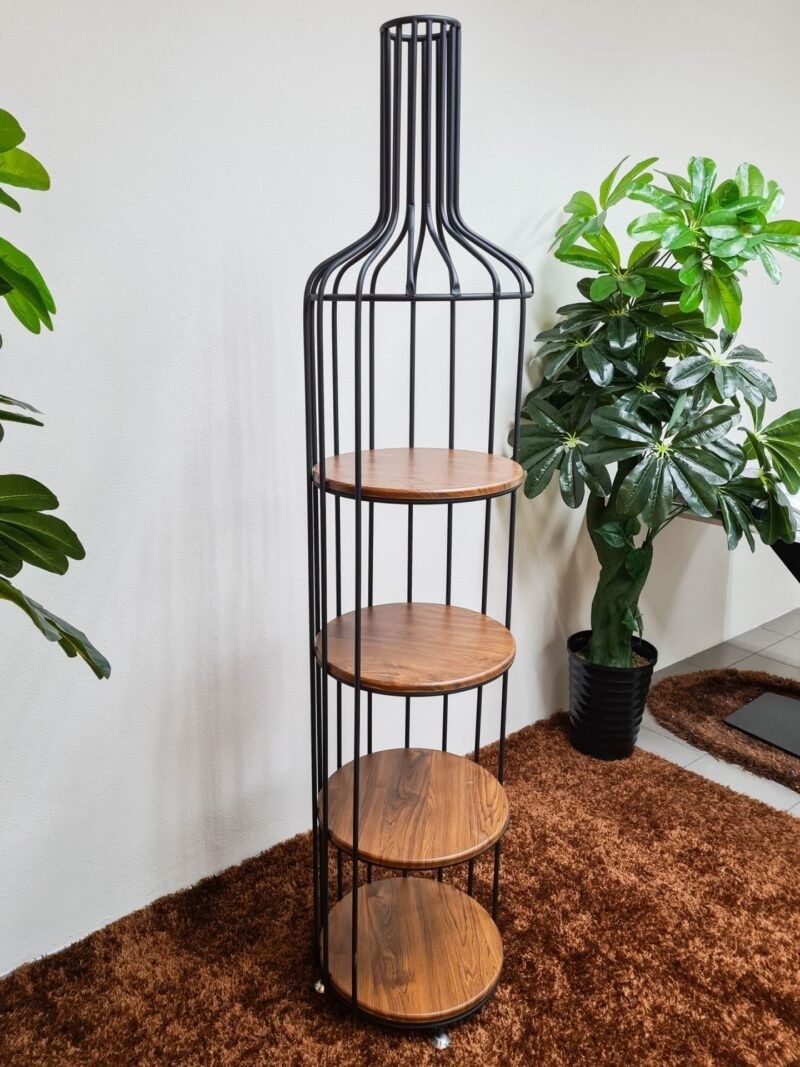 Bottle Shape Ion Display Rack (Birdcage), Furniture & Home Living, Furniture, Shelves,