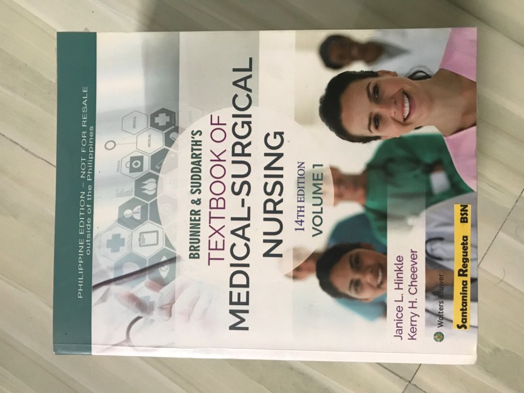 Brunner & Suddarth's Medical-Surgical Nursing (14th edition) volume 1 ...