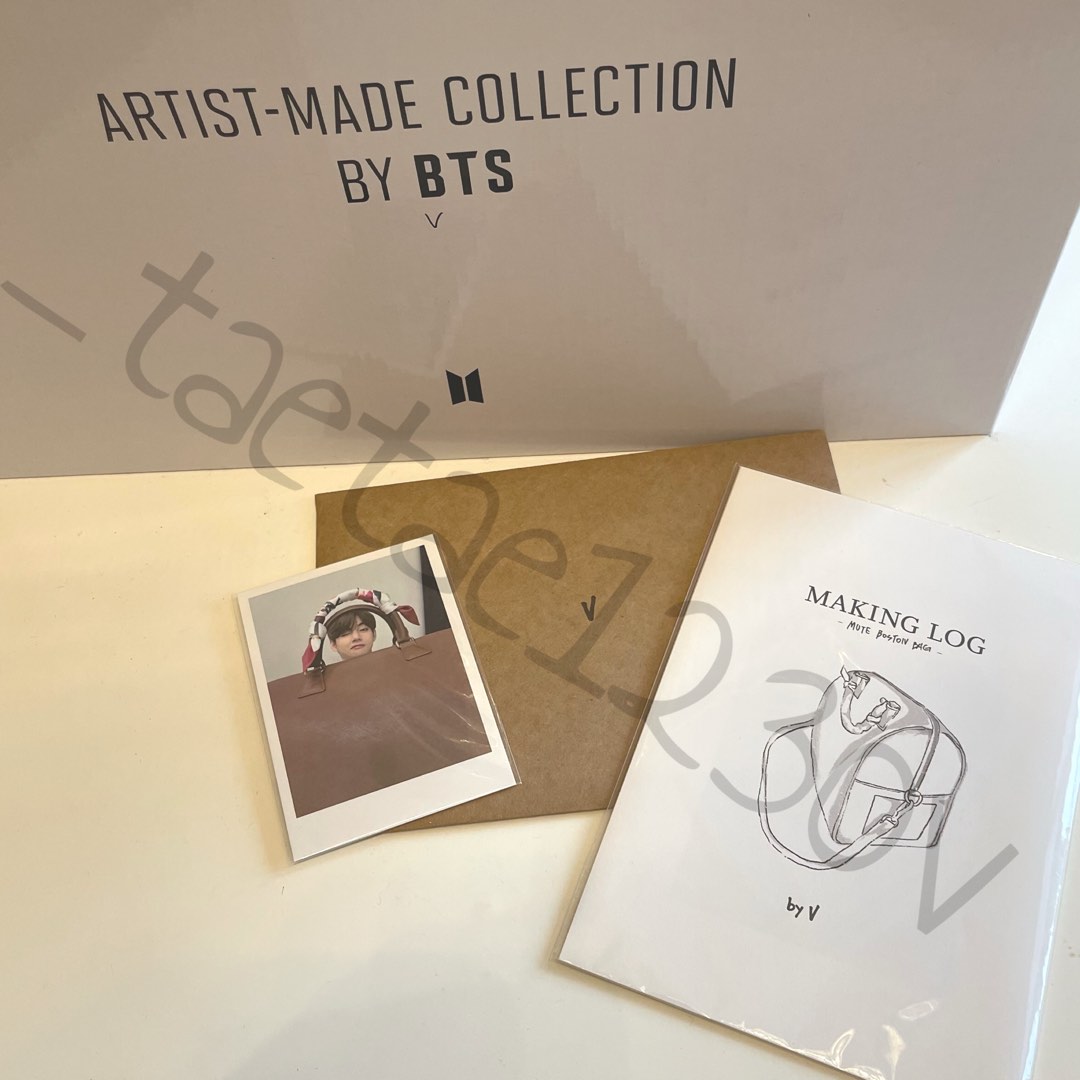 BTS artist made collection V mute bag, 興趣及遊戲, 收藏品及紀念品