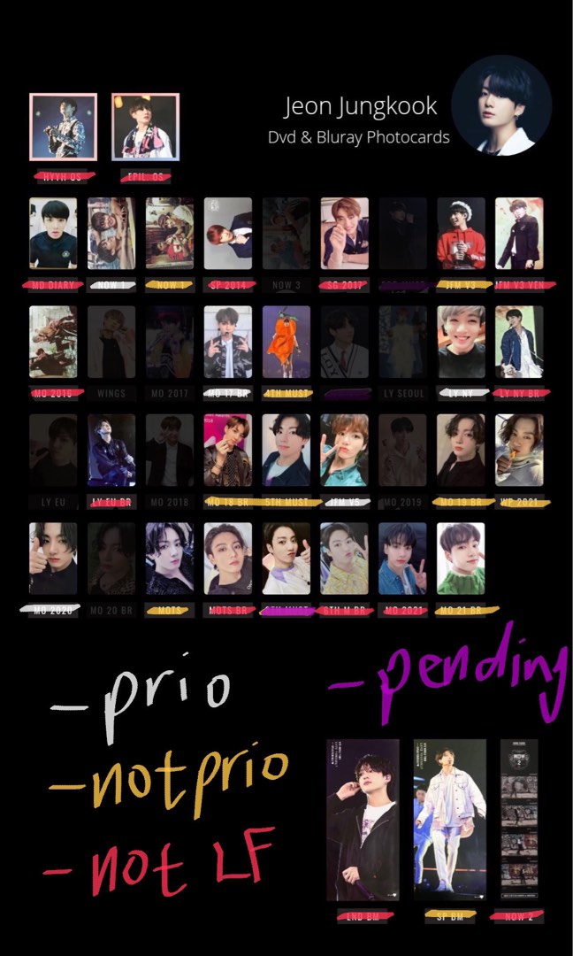 bts dvd rare pc wishlist wtb / lfs jimin jungkook jk, Toys