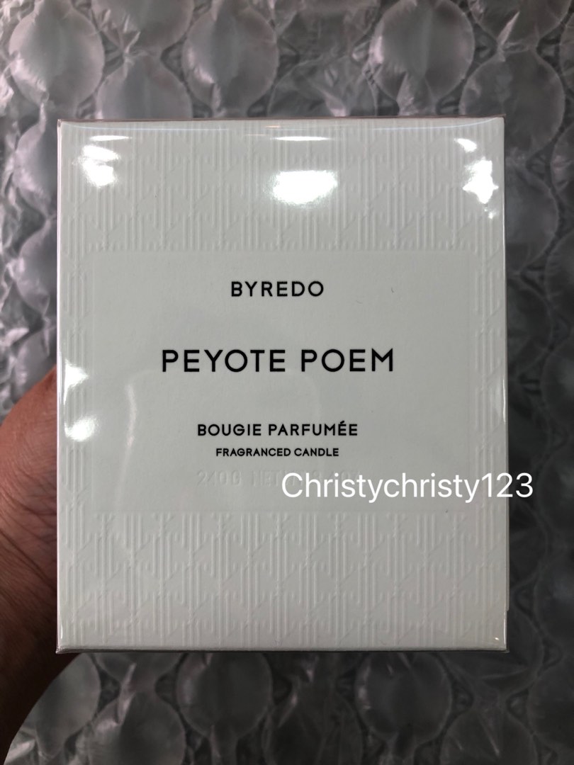 240g Byredo Peyote Poem Fragranced Candle