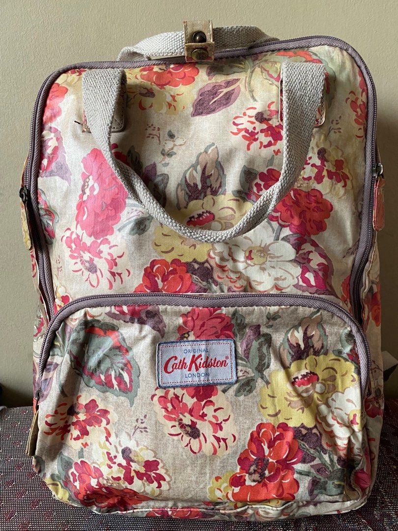 Cath Kidston Backpack Waterproof, Women's Fashion, Bags & Wallets
