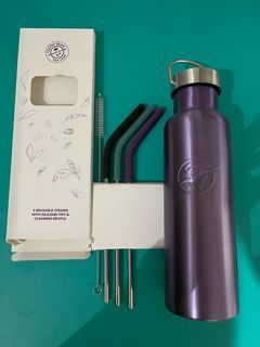 CBTL Purple tumbler with accessories