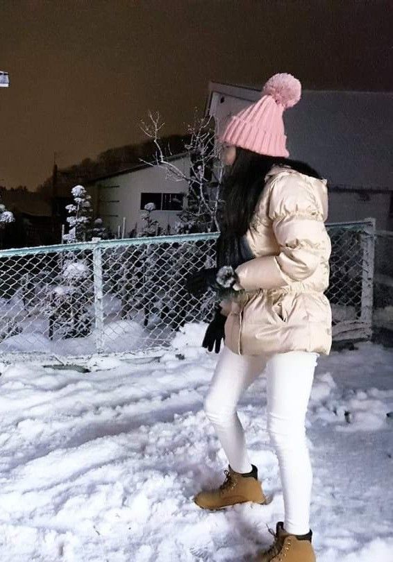 Champagne colour Down Jacket for girls