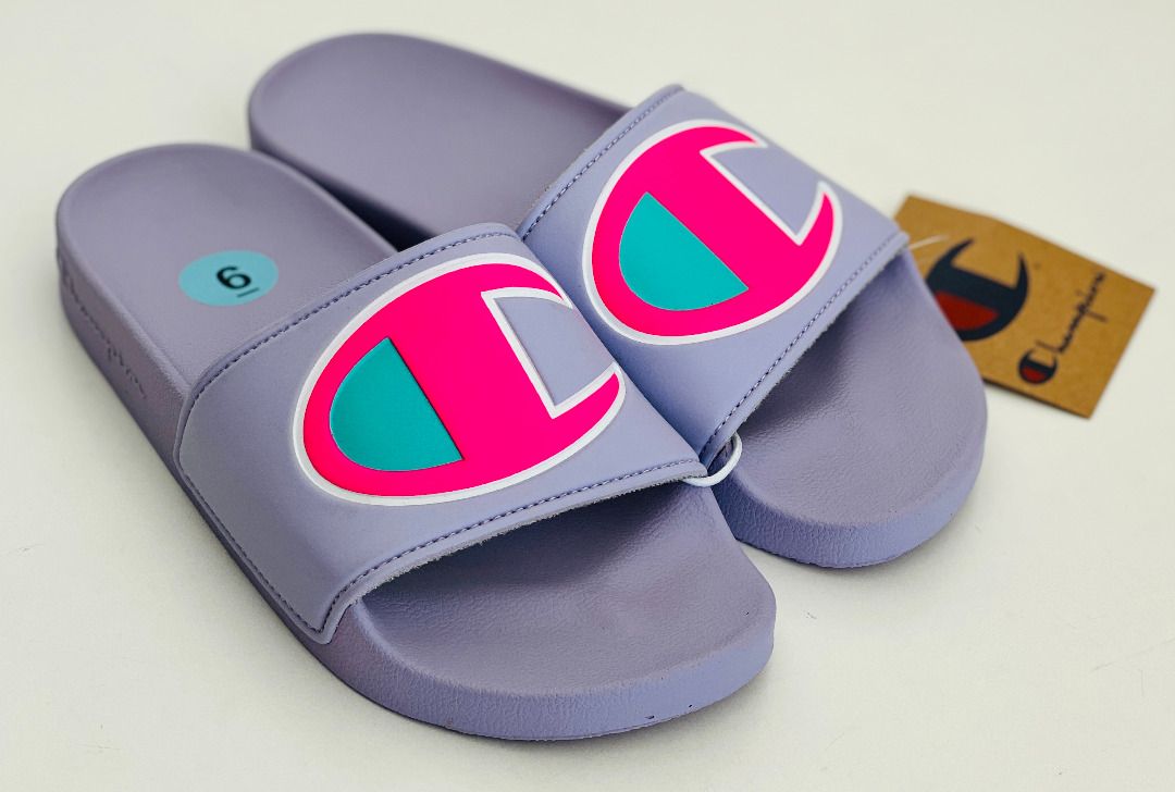 Purple champion slippers deals