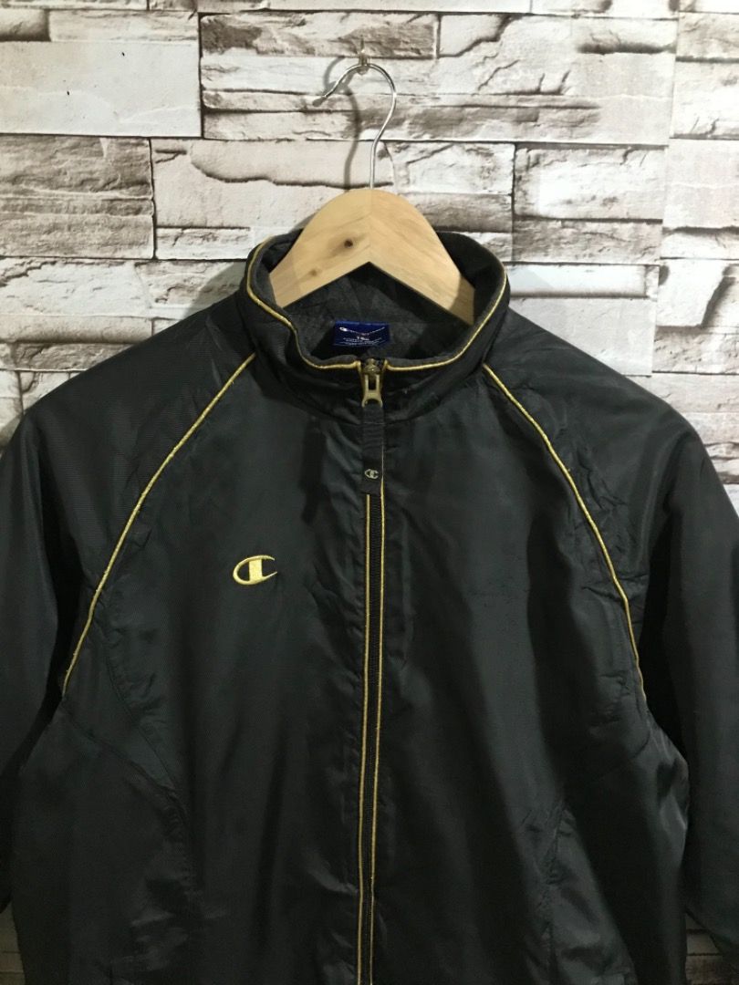 Champion jacket kids gold hot sale