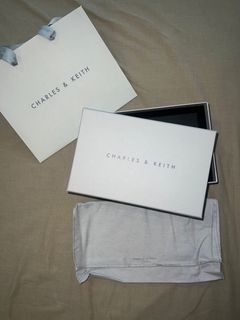 Charles & Keith paper bag , dust bag , box