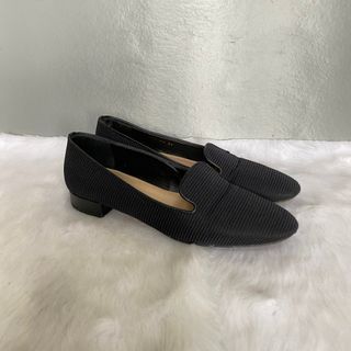 Christian Dior Black Knit Slip On Loafers