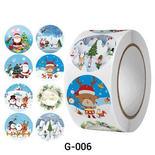 Christmas Sticker Label Packaging/Decoration