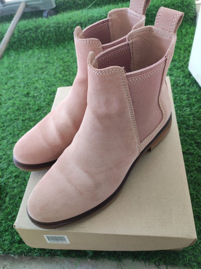 Clarks boots sale womens pink