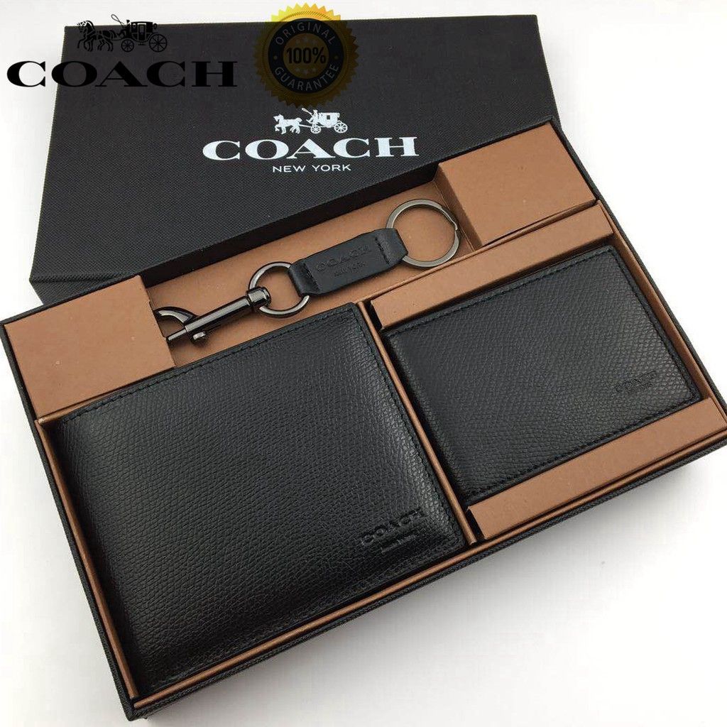Coach 3-in-1 Men Wallet Giftset Warehouse Clearance Sales (Brand New  Authentic Year2020 Stock)- BEST VALENTINE'S GIFT FOR HIM!, Men's Fashion,  Watches & Accessories, Wallets & Card Holders on Carousell