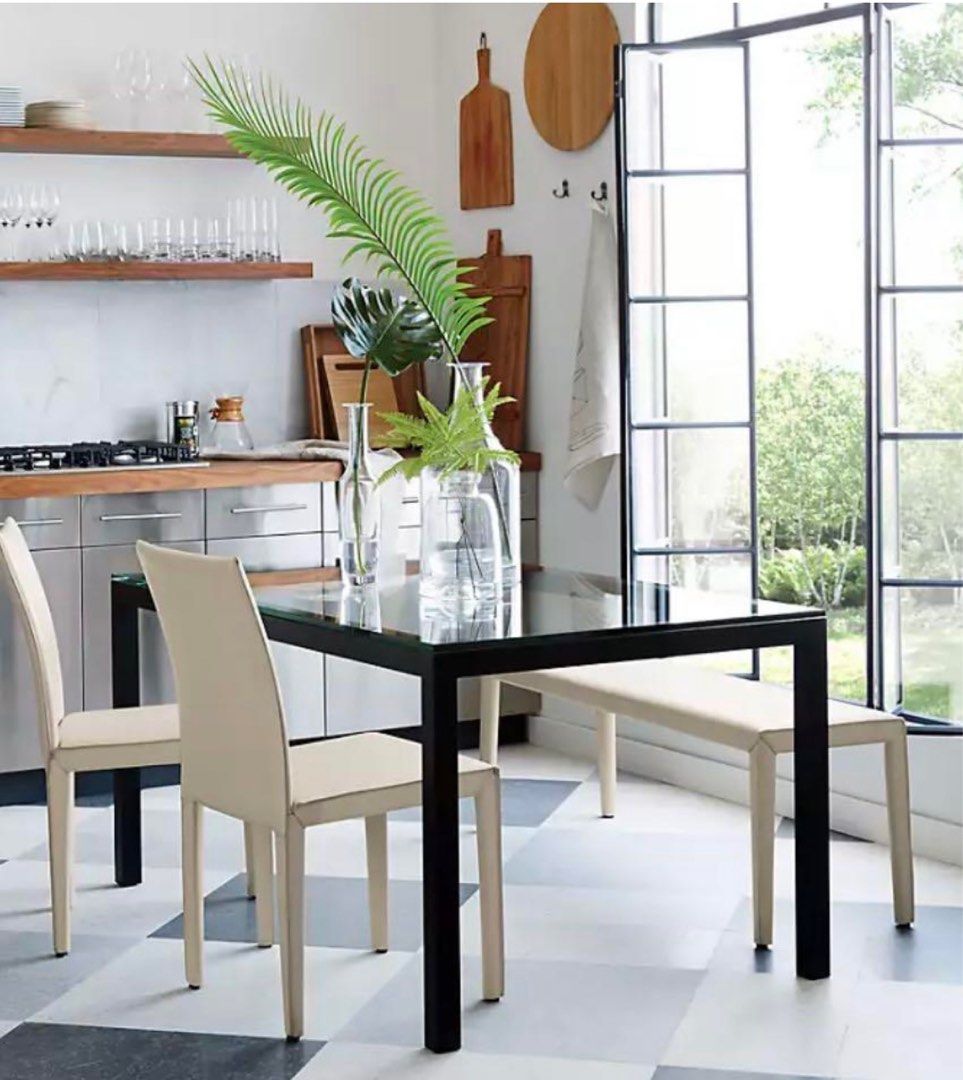crate and barrel Dining Table, Furniture & Home Living, Furniture