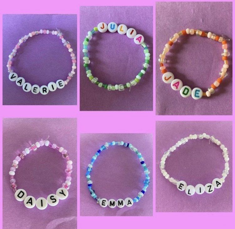 Customised name bracelets, Women's Fashion, Jewelry & Organisers