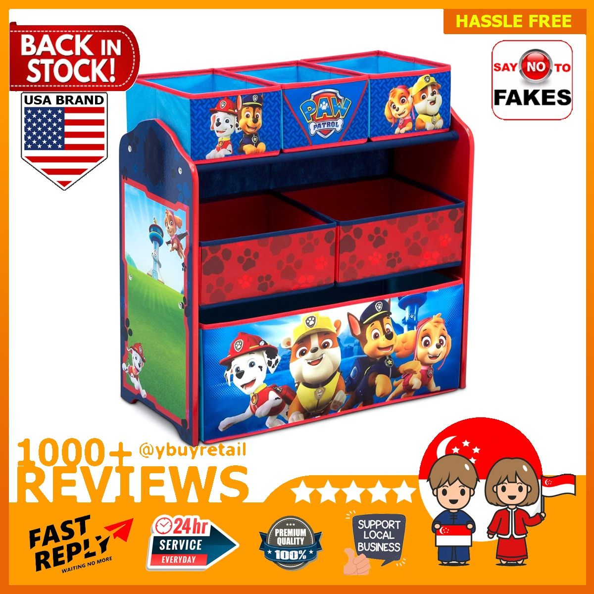 Paw patrol toy organizer outlet