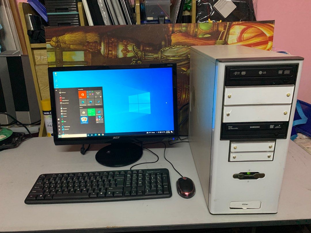 Desktop Pc full set Windows 10 MS office 2019, Computers & Tech, Desktops  on Carousell