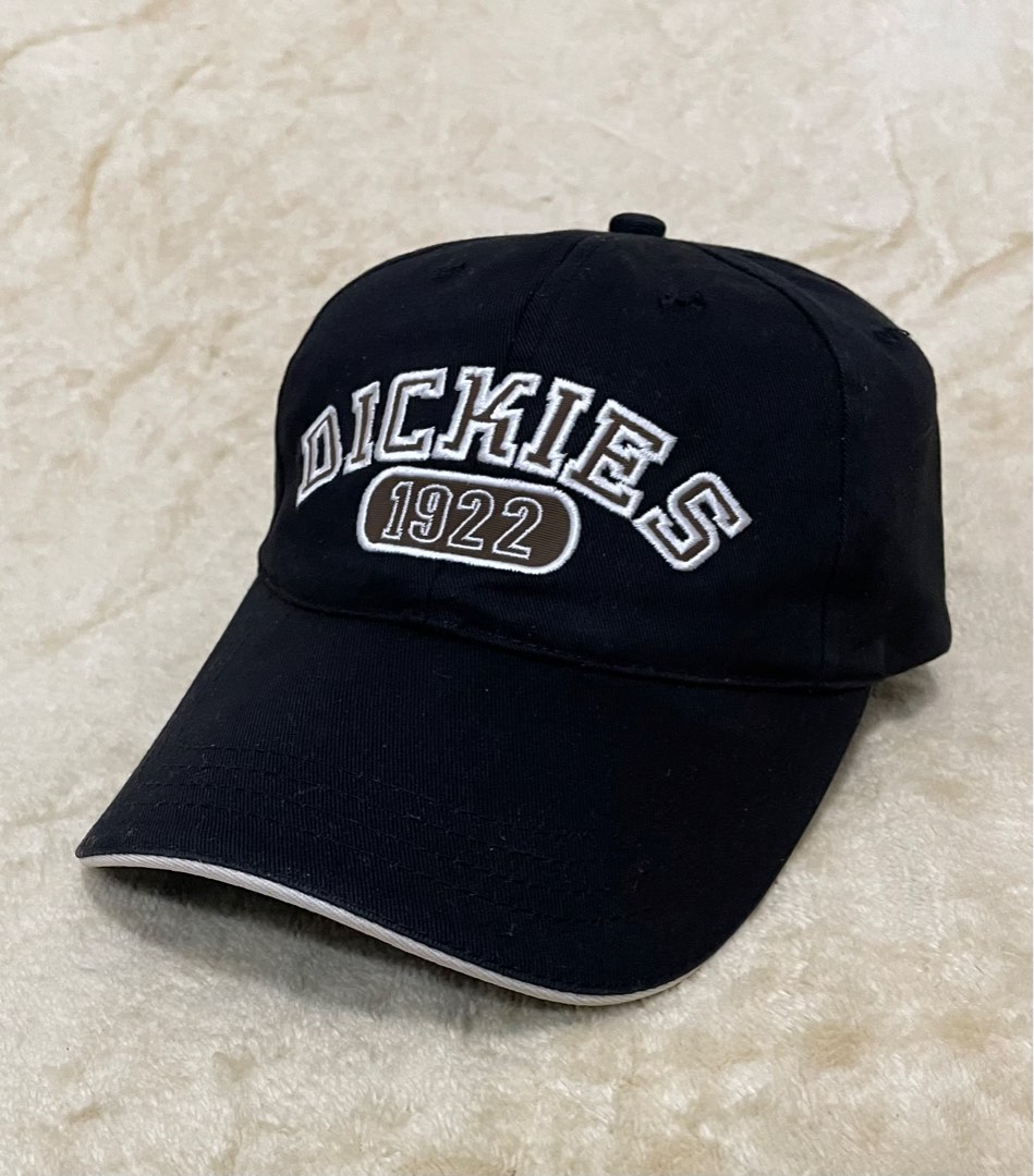 Dickies 1922 logo cap hat topi hitam / mrxbundle, Men's Fashion ...