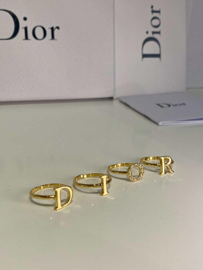 Dior Revolution Spellout Ring Set Preorder Luxury Accessories