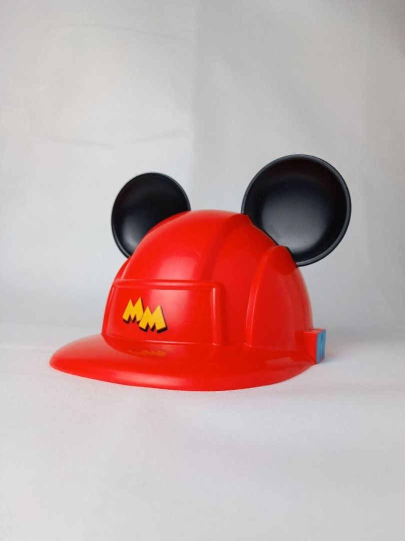 Disney Mickey Mouse Kids Red Hard Hat Hobbies Toys Toys