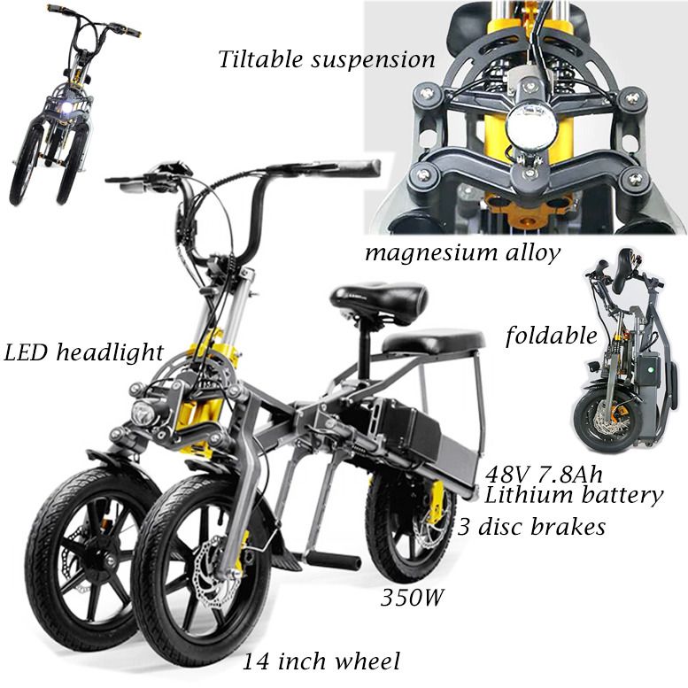 Electric reverse cheap trike for sale
