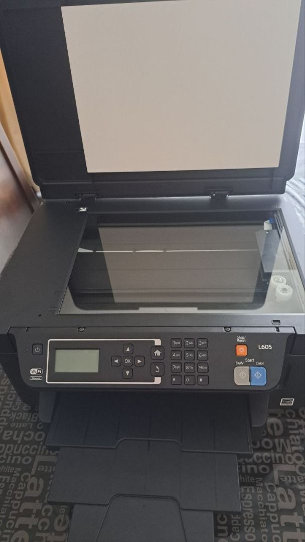 EPSON L605 Ink Tank 3-in-1 Printer with full tanks, Computers & Tech ...