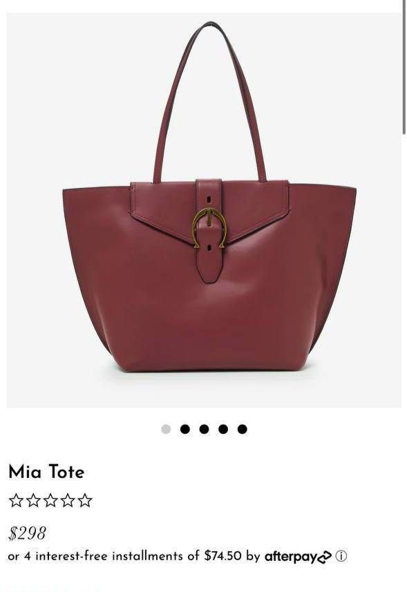 Etienne Aigner Mia Tote in Antic Cordovan