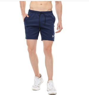 Flexzone Celana Running Gym Sport Pria Warna Biru Navy