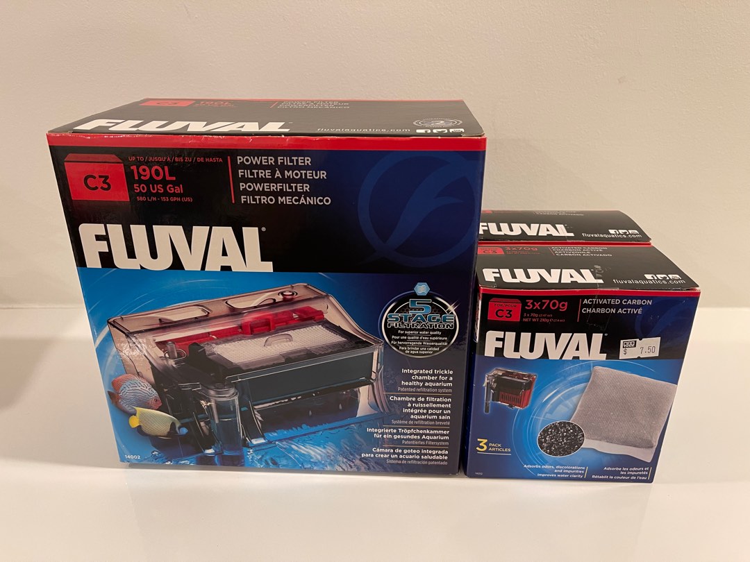Fluval C3 power filter, Pet Supplies, Homes & Other Pet Accessories on