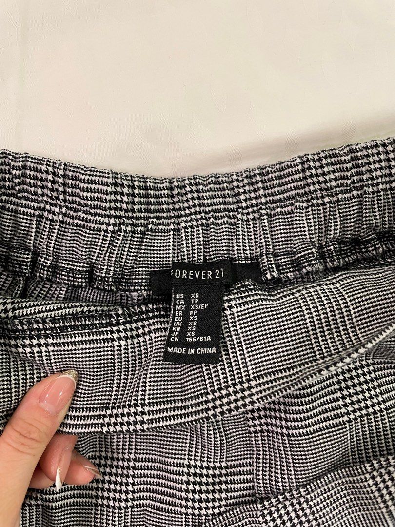 Forever 21 sales plaid shorts