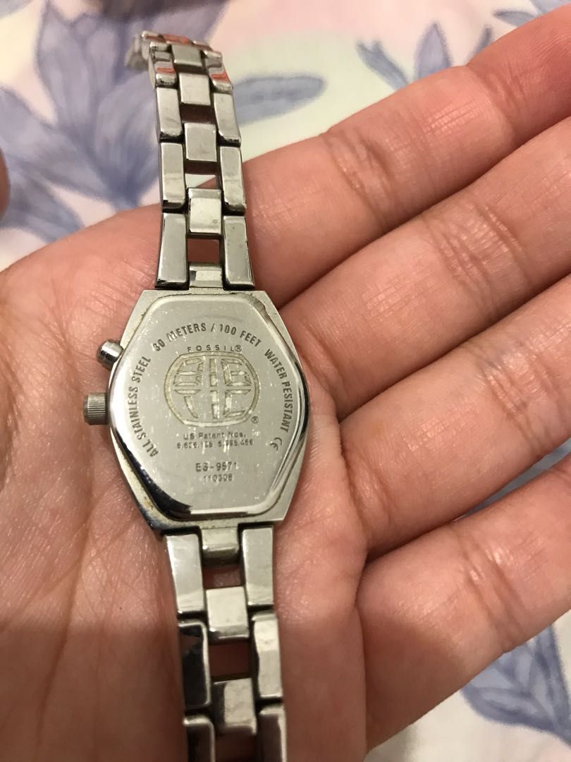 Fossil watch online with flowers