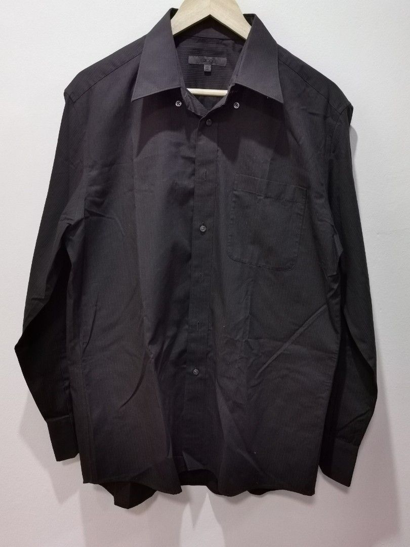 G2000 Black Long Sleeve Shirt, Men's Fashion, Tops Sets, Shirts