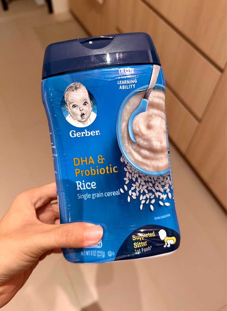 Gerber rice cereal, Babies & Kids, Nursing & Feeding, Weaning & Toddler