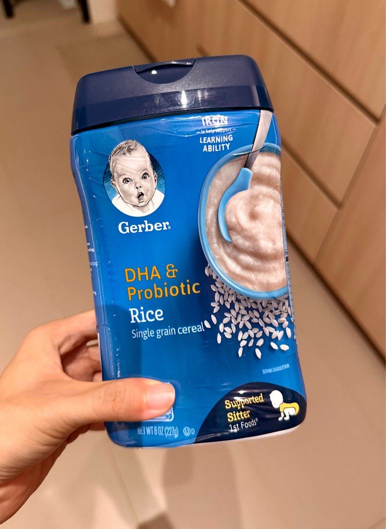 Gerber rice cereal, Babies & Kids, Nursing & Feeding, Weaning & Toddler