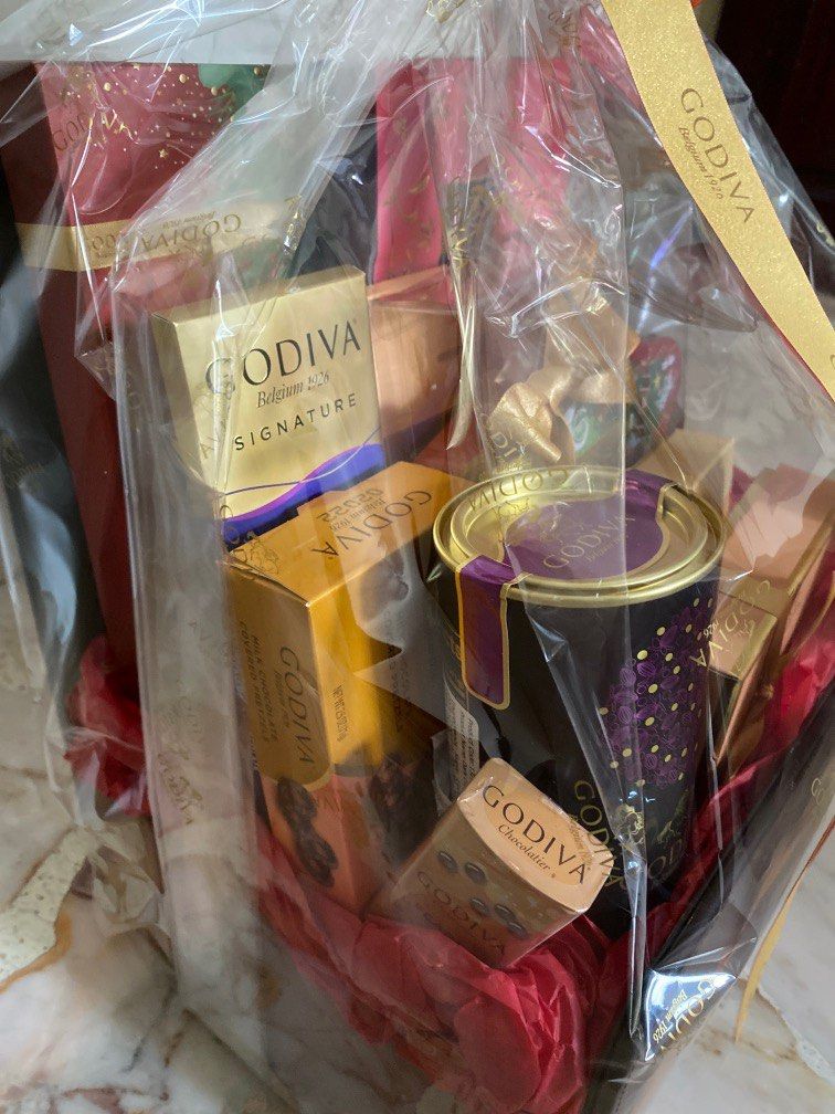 Godiva Gift Basket, Food & Drinks, Gift Baskets & Hampers on Carousell