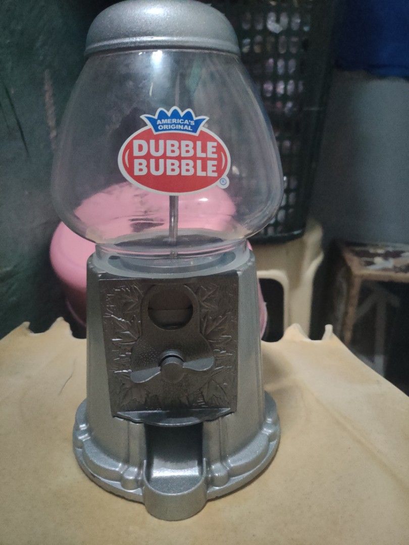 Good Condition Vintage Die Cast Dubble Bubble Gumball Machine Candy