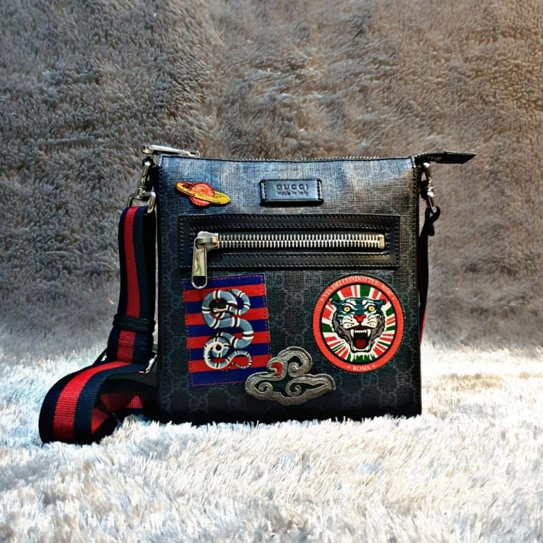 Gucci Night Courier Messenger Bag, Barang Mewah, Tas & Dompet di Carousell