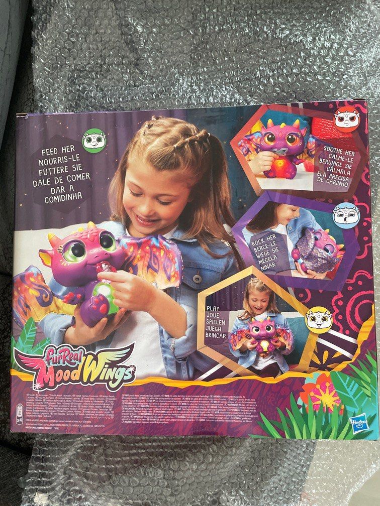 Hasbro Furreal Friends Moodwings Baby Dragon Interactive soft toy Pet
