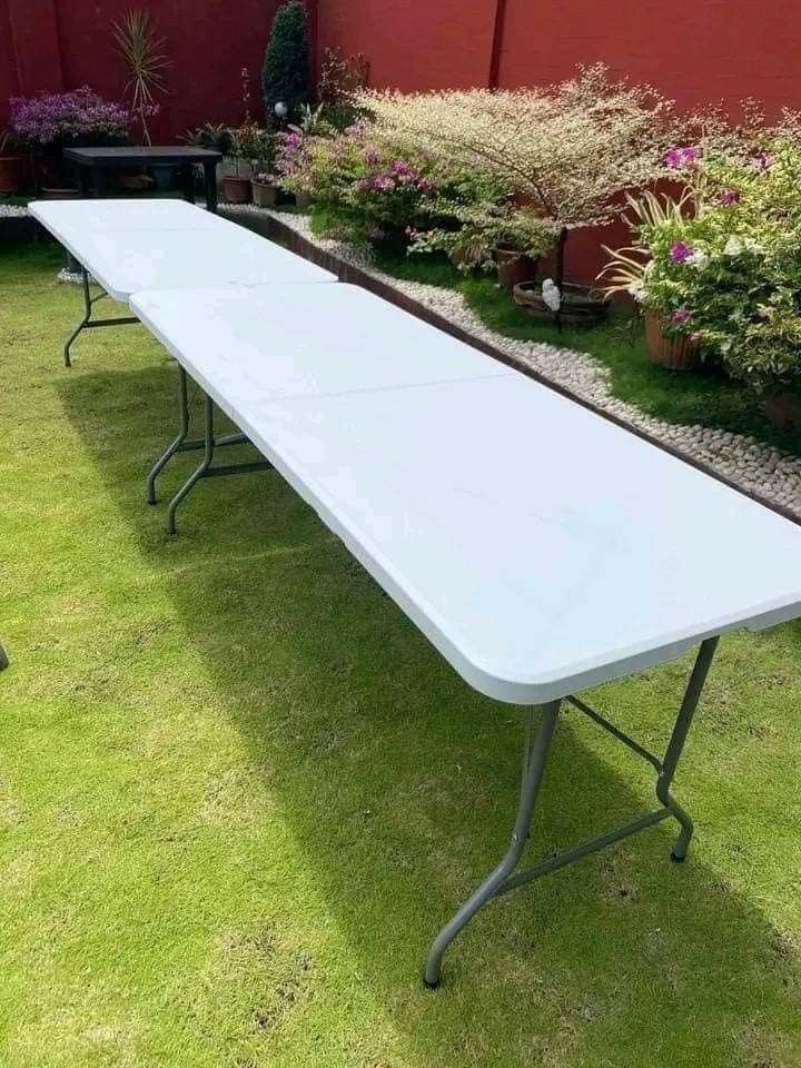 Heavy duty folding table long, Furniture & Home Living, Furniture