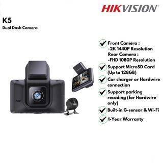 HIKVISION K5 Dual Channel Dashcam (Max 4K)