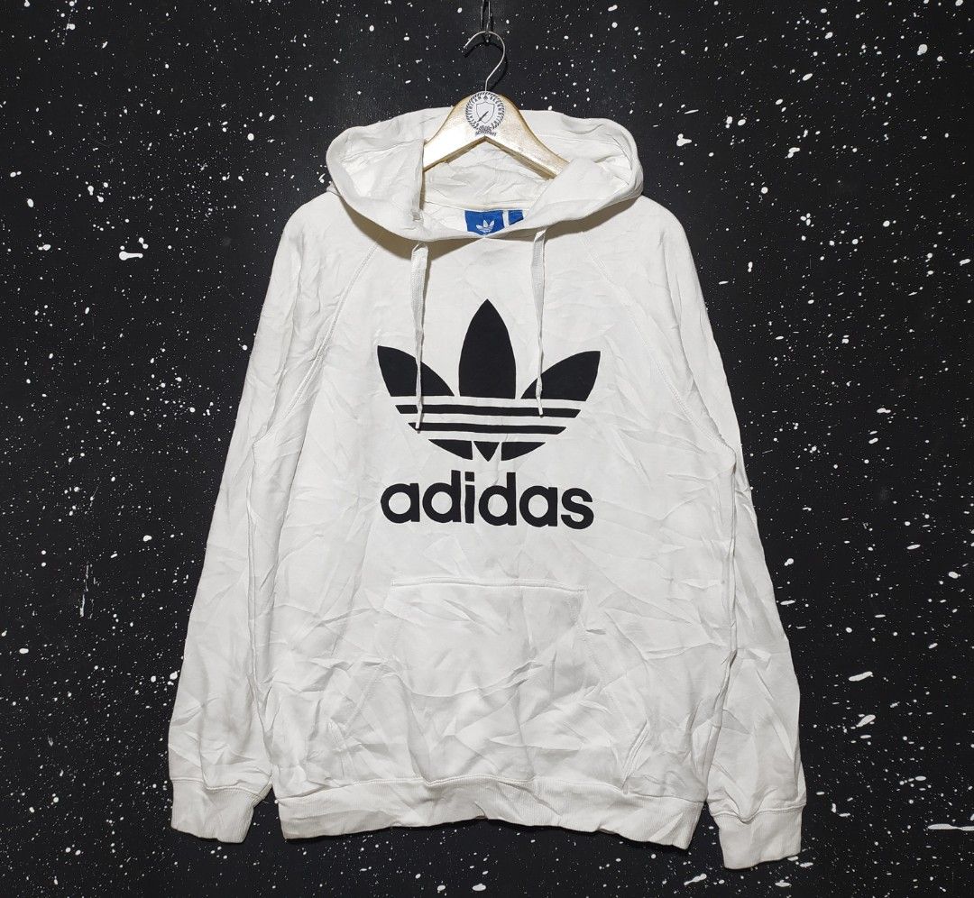 Hoodie adidas best sale putih