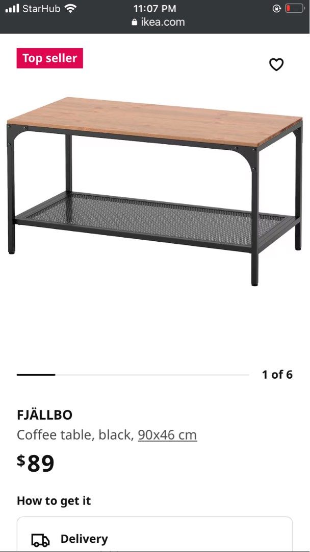 IKEA coffee table, Furniture & Home Living, Furniture, Tables & Sets on