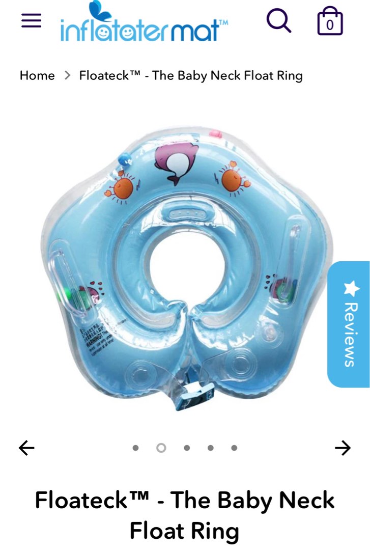 Inflatatermat baby neck sale