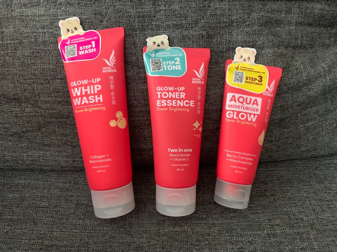 iWhite Korea Glowup Whip Wash Power Brightening, Glowup Toner