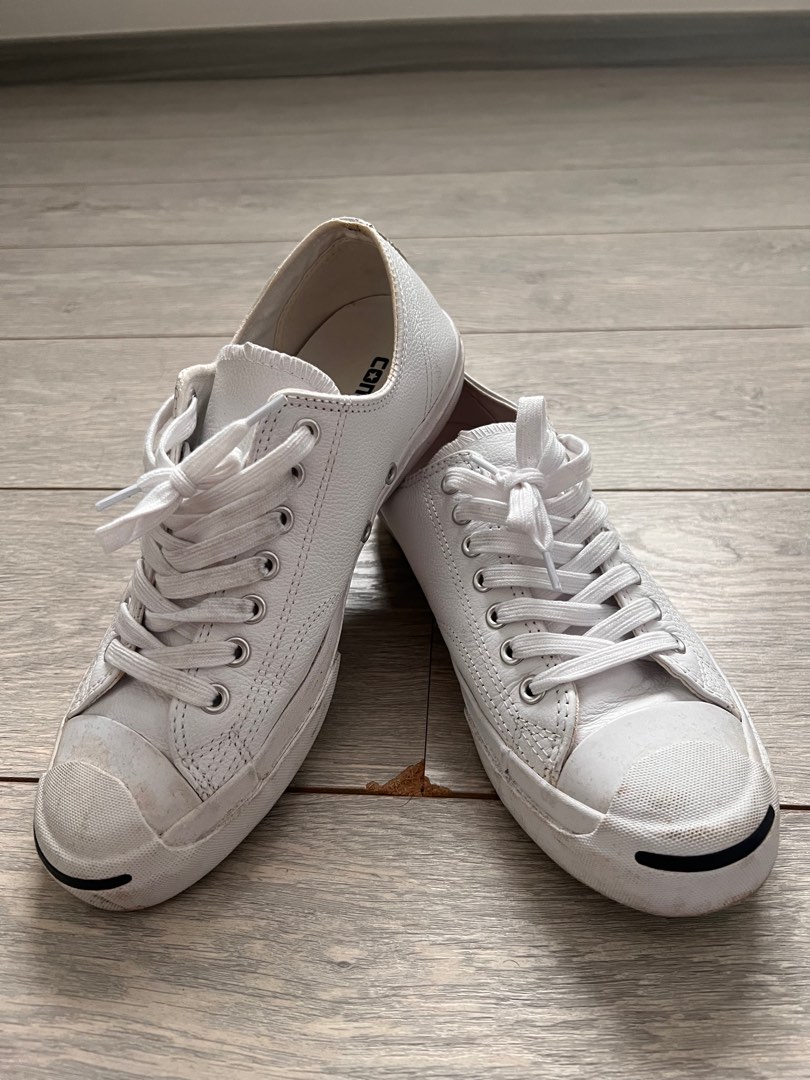 Jack purcell white leather mens top