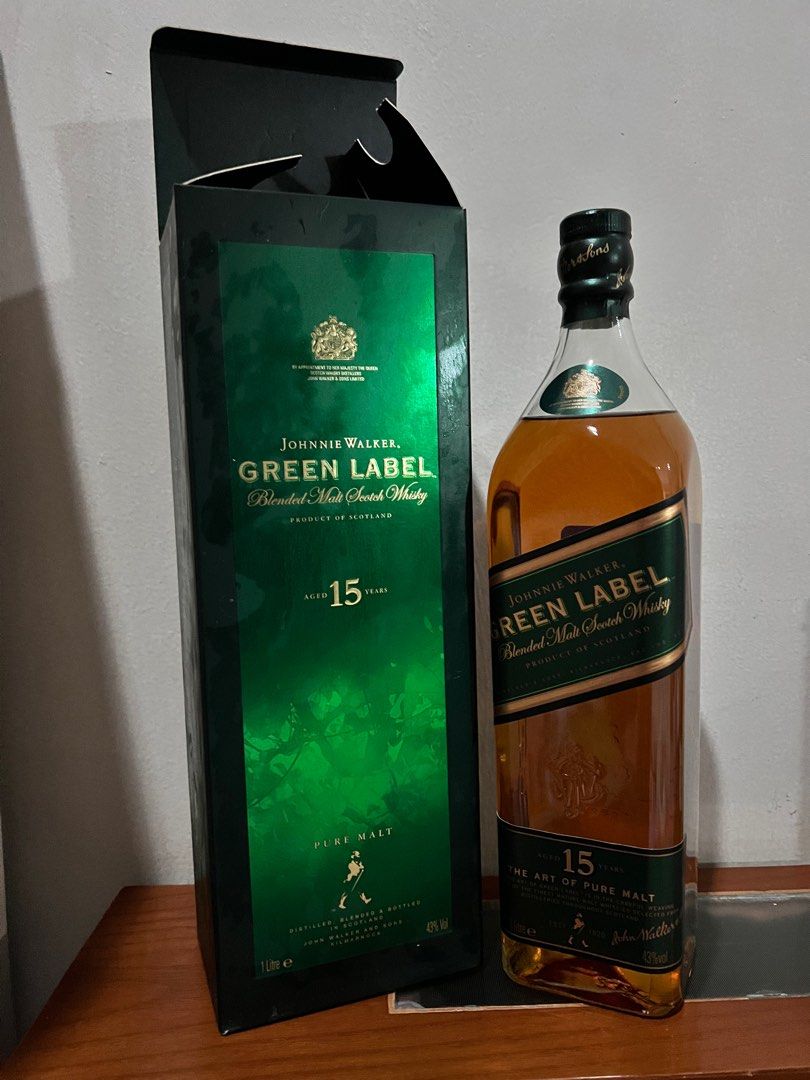 Johnny walker green label, Makanan & Minuman, Minuman Tidak ...