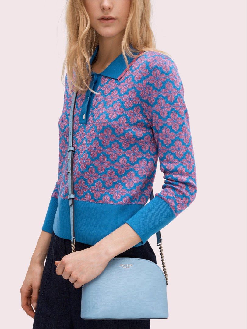 Kate Spade Crossbody New York Spencer Bag in Blue Women s Fashion Bags Wallets Cross body Bags on Carousell