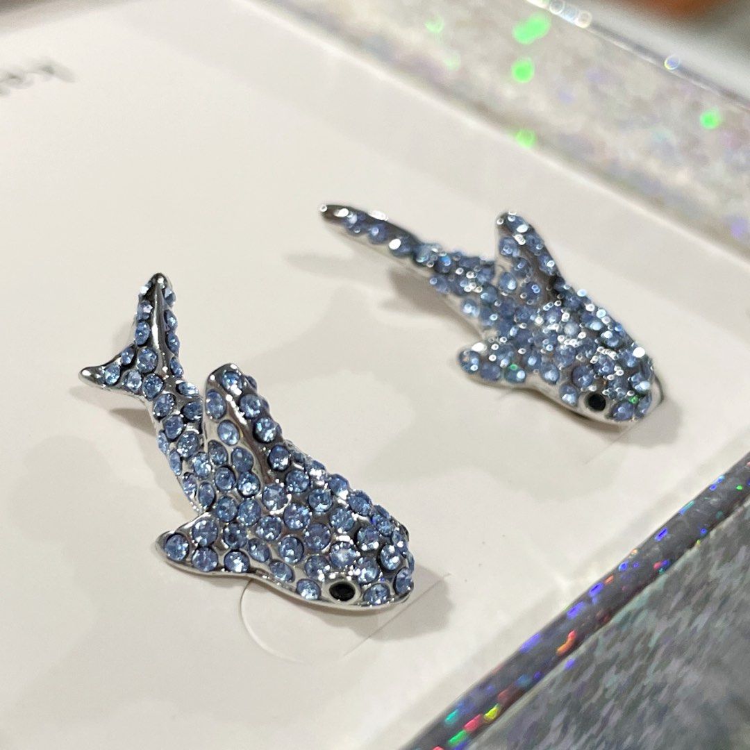 Kate spade shark earrings shop