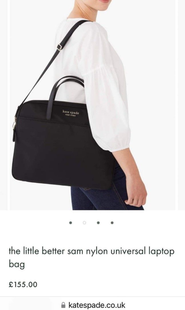 AUTHENTIC kate spade's the little sam nylon universal laptop bag [BRAND
