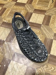 Keen Uneek Sandals Men’s Gray Slip On Shoes Bungee(29.5 cm)