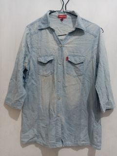 Kemeja atasan jeans