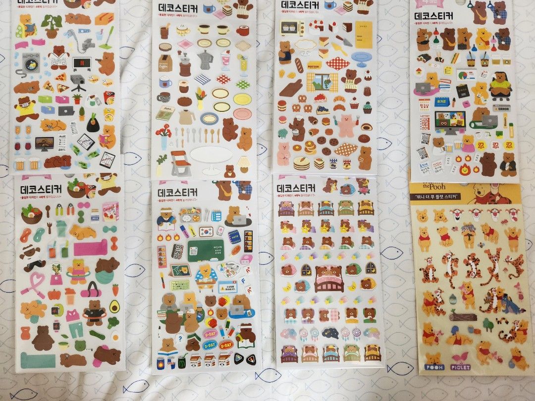 KOREA STICKERS, Hobbies & Toys, Stationery & Craft, Craft Supplies